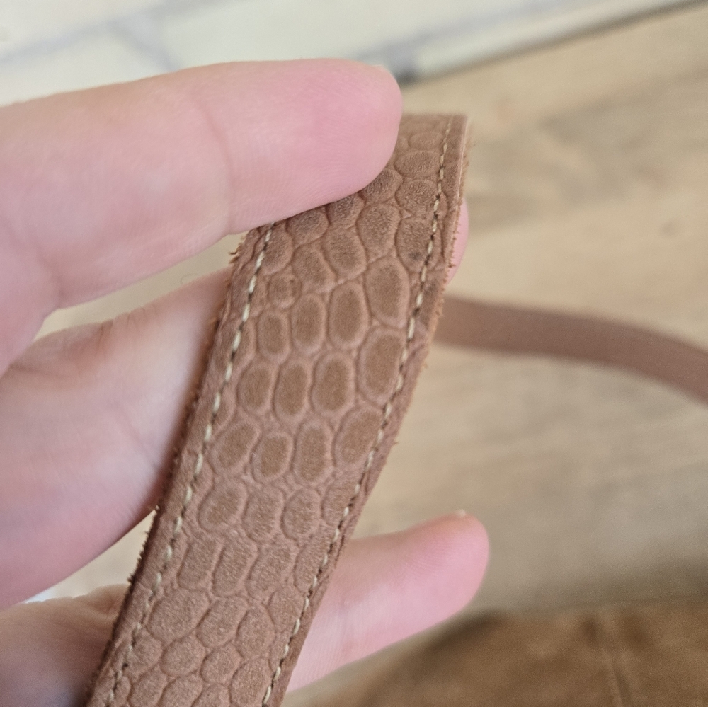 Vintage Hand Crafted Suede Bag - Picture 15 of 16